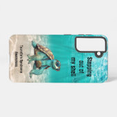 Tourette's Syndrome Turtle Custom Samsung Fall Galaxy Hülle (Rückseite (Horizontal))