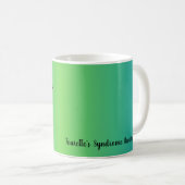 Tourette's Warrior Coffee Tasse (VorderseiteRechts)