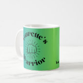Tourette's Warrior Coffee Tasse (Vorderseite Links)