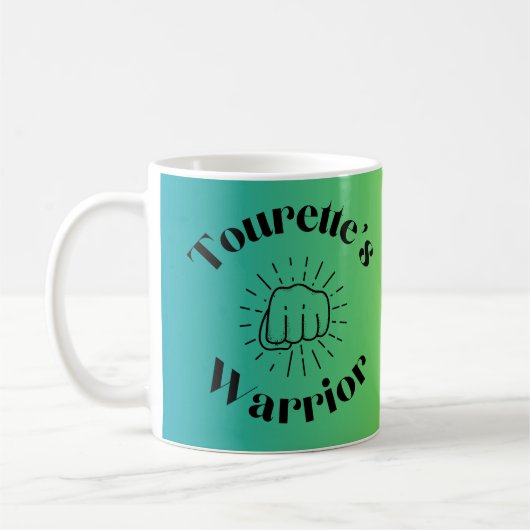 Tourette's Warrior Coffee Tasse (Links)