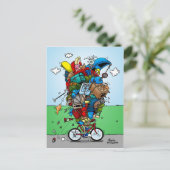 Touring Bike Postkarte (Stehend Vorderseite)