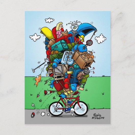 Touring Bike Postkarte (Vorderseite)