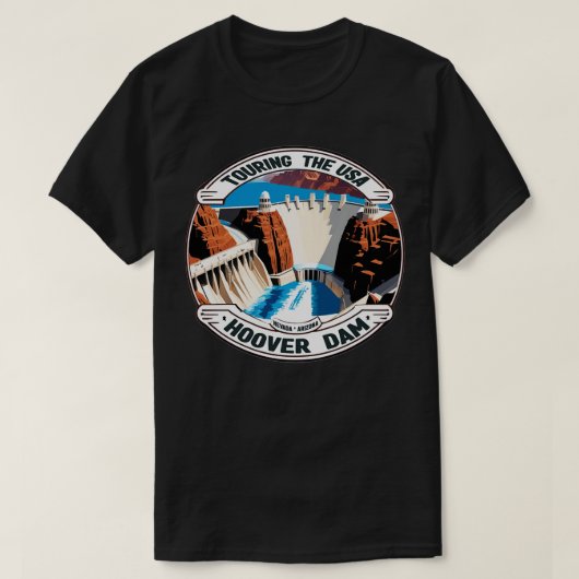 Touring USA Hoover Dam TShirt 1 (Design vorne)