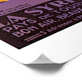 Tourism Vintage Travel Poster (Ecke)