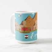 Tourismus Ägypten Kaffeetasse (Vorderseite Links)