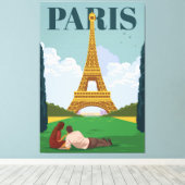 Tourismus Paris Leinwanddruck (Insitu (Holzboden))