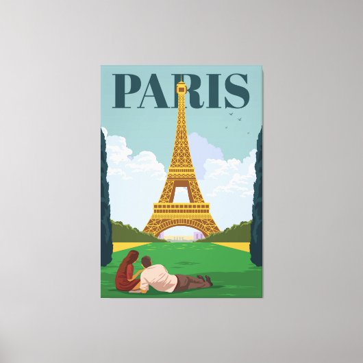 Tourismus Paris Leinwanddruck (Vorderseite)