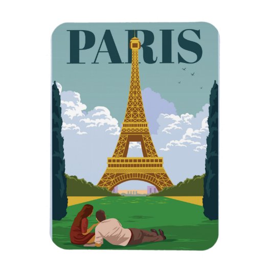 Tourismus Paris Magnet (Vertikal)