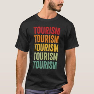 Tourismus Tourismus Hobbyist Rainbow Design T-Shirt