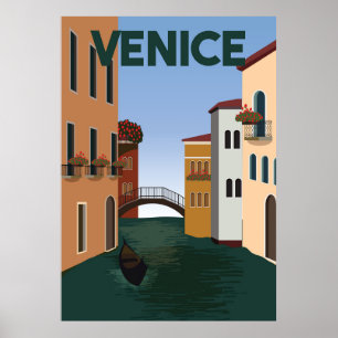 Tourismus Venedig Poster