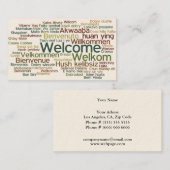 Tourismus-Visitenkarte Visitenkarte (Vorne/Hinten)