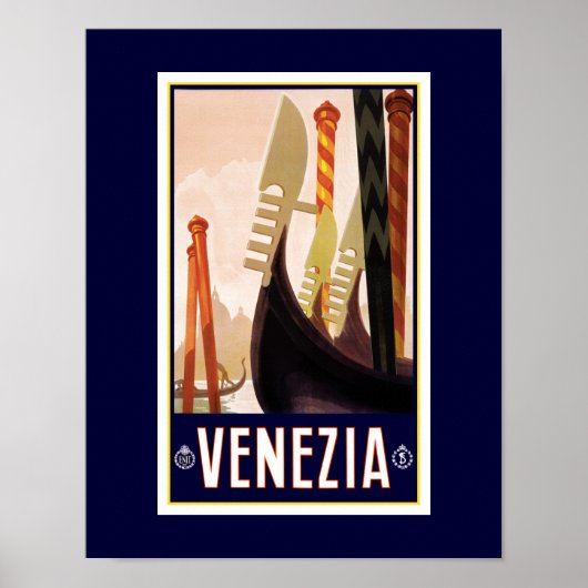 Tourismusplakat Venezia Poster (Vorne)
