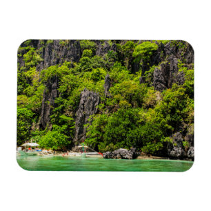 Tourist auf dem Archipel von Bacuit Magnet