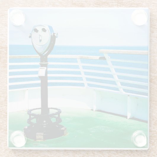 Tourist Binokular Glasuntersetzer (Rückseite)