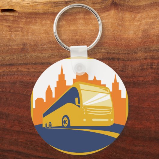 Tourist-Bus-Schlüsselanhänger Schlüsselanhänger (Vorderseite)