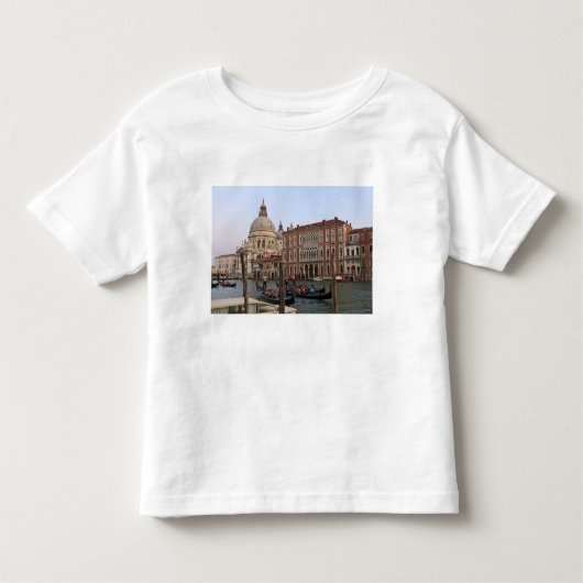 Tourist in Gondolas von San Maria Del Giglio Kleinkind T-shirt (Vorderseite)