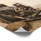 Tourist Road Map of the Westside of Los Angeles  Poster (Ecke)