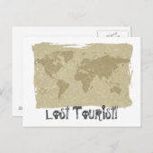 Tourist verloren! Postkarte (Vorne/Hinten)