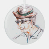 Tourista! Ornament Aus Glas (Vorderseite)