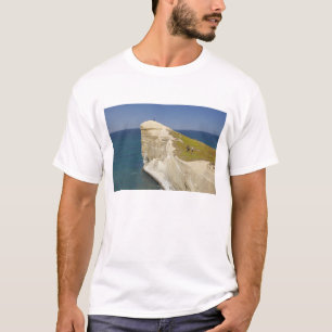 Touristen auf der Klippe oben in Tunnel Beach T-Shirt