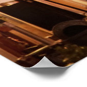 Touristen auf der Straße San Cristobal de Las Casa Poster (Ecke)