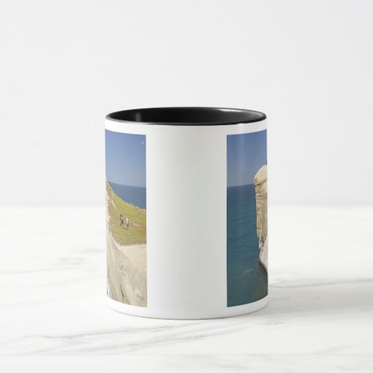 Touristen auf die Klippenoberseite am Tasse (Zentrum)