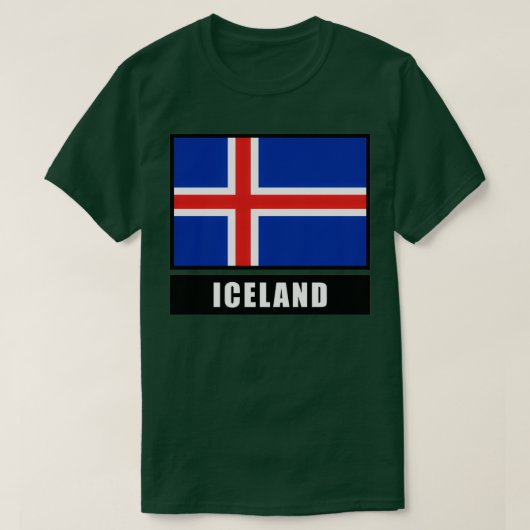 Touristen aus Island T-Shirt (Design vorne)
