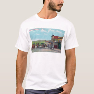 Touristen, die für Tijuana-Szene abreisen T-Shirt