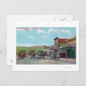 Touristen, die nach Tijuana abreisen Postkarte (Vorne/Hinten)