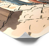 Touristen im Kolosseum Rom Poster (Ecke)