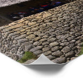 Touristen in Machu Picchu Poster (Ecke)