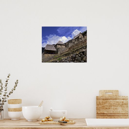 Touristen in Machu Picchu Poster (Küche)
