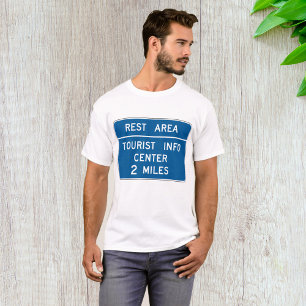 Touristen Info Center Schild T-Shirt