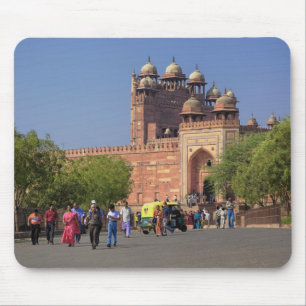 Touristen vor Fatehpur Sikri, im Mousepad