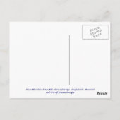 Touristenattraktionen Georgien Postkarte (Rückseite)