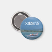 Touristenboot in Bulgarien Magnet (Vorderseite/Rückseite)