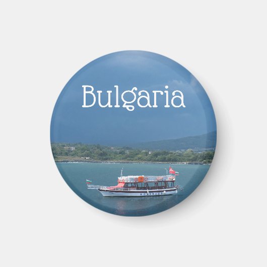 Touristenboot in Bulgarien Magnet (Vorne)