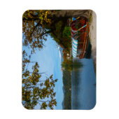 Touristenboote im Bled-See im Herbst Magnet (Vertikal)