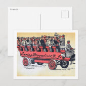 Touristenbusse, Bloomfield, NJ Vintag Postkarte (Vorne/Hinten)