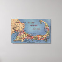 Touristenkarte Auto Cape Cod