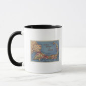 Touristenkarte Auto Cape Cod Tasse (Links)