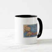 Touristenkarte Auto Cape Cod Tasse (VorderseiteRechts)