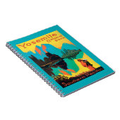 Touristenplakat - Yosemite Nat'l Park, CA Notizblock (Rechte Seite)