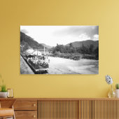 Touristenzug des Skagit-Projekts Leinwanddruck (Insitu (Wohnzimmer))