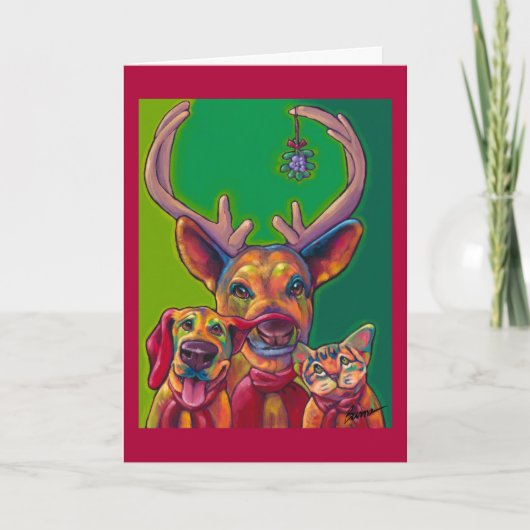 Touristische Karte von Deer Friends von Ron Burns (Vorderseite)