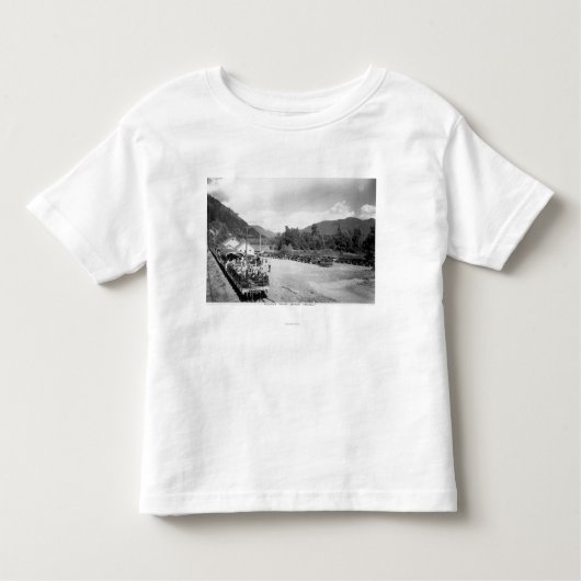 Touristischer Zug des Skagit Projektes Kleinkind T-shirt (Vorderseite)