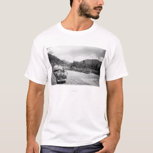 Touristischer Zug des Skagit Projektes T-Shirt (Vorderseite)