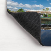 Touristisches Boots-Reflexion Mousepad (Ecke)