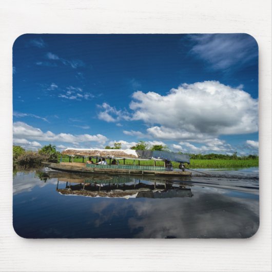 Touristisches Boots-Reflexion Mousepad (Vorne)