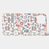 Touristisches Pastellmuster Case-Mate iPhone Hülle (Rückseite (Horizontal))